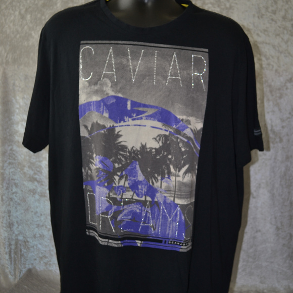 SEAN JOHN "CAVIAR DREAMS" GRAPHIC T-SHIRT - Picture 1 of 8